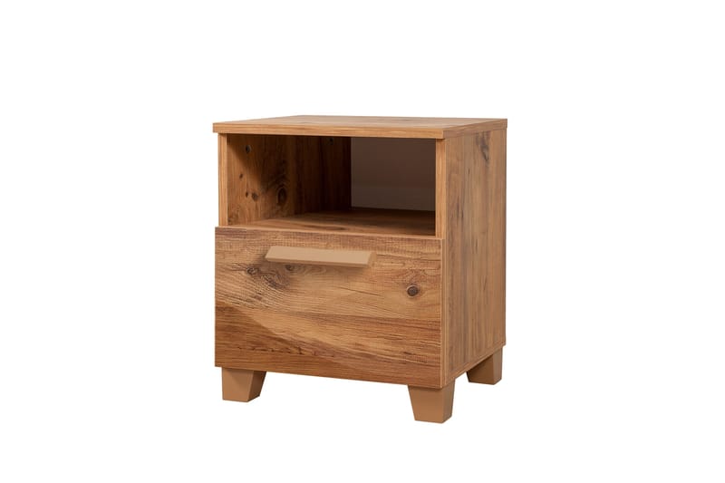 Leva Sängbord 45x40 cm Brun - Hanah Home - Möbler - Bord & matgrupper - Avlastningsbord - Sängbord & nattduksbord