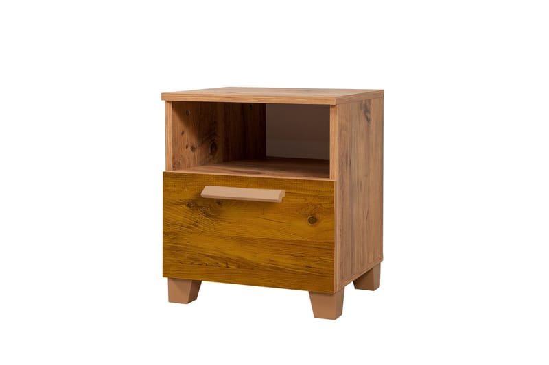 Leva Sängbord 45x40 cm Brun - Hanah Home - Möbler - Bord & matgrupper - Avlastningsbord - Sängbord & nattduksbord