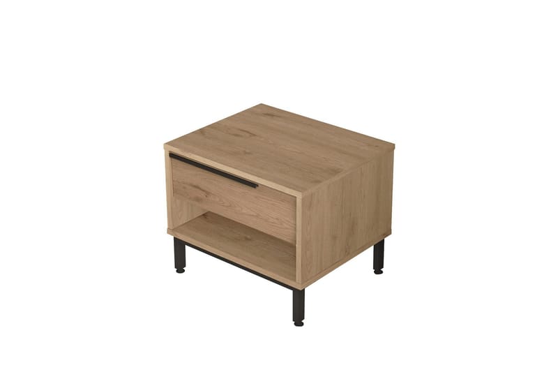 Liyakat Sängbord 53,6 cm - Valnöt - Möbler - Bord & matgrupper - Avlastningsbord - Sängbord & nattduksbord