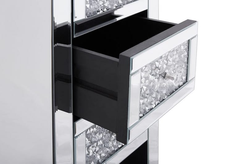 Loray Sängbord 30 cm - Spegeleffekt/Silver - Möbler - Bord & matgrupper - Avlastningsbord - Sängbord & nattduksbord