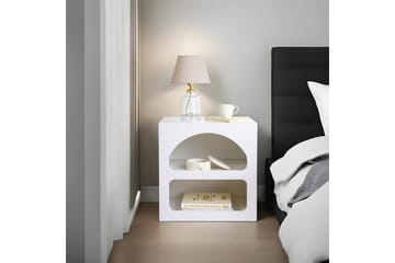 Lorin Sängbord 50 cm - Vit - Möbler - Bord & matgrupper - Avlastningsbord - Sängbord & nattduksbord
