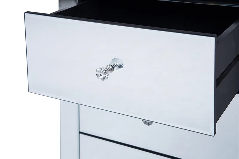 Lorris Sängbord 30 cm - Silver - Möbler - Bord & matgrupper - Avlastningsbord - Sängbord & nattduksbord