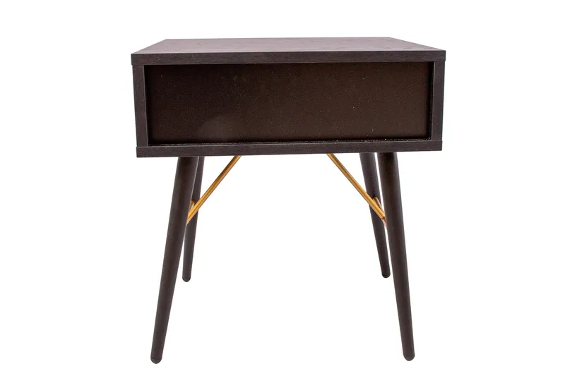 Luxemburg Sängbord Svart/Koppar - Möbler - Bord & matgrupper - Avlastningsbord - Sängbord & nattduksbord