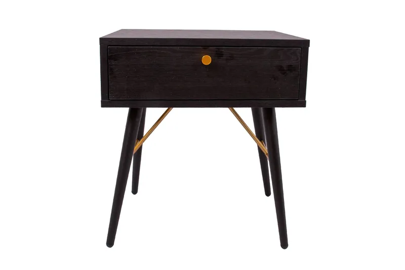 Luxemburg Sängbord Svart/Koppar - Möbler - Bord & matgrupper - Avlastningsbord - Sängbord & nattduksbord