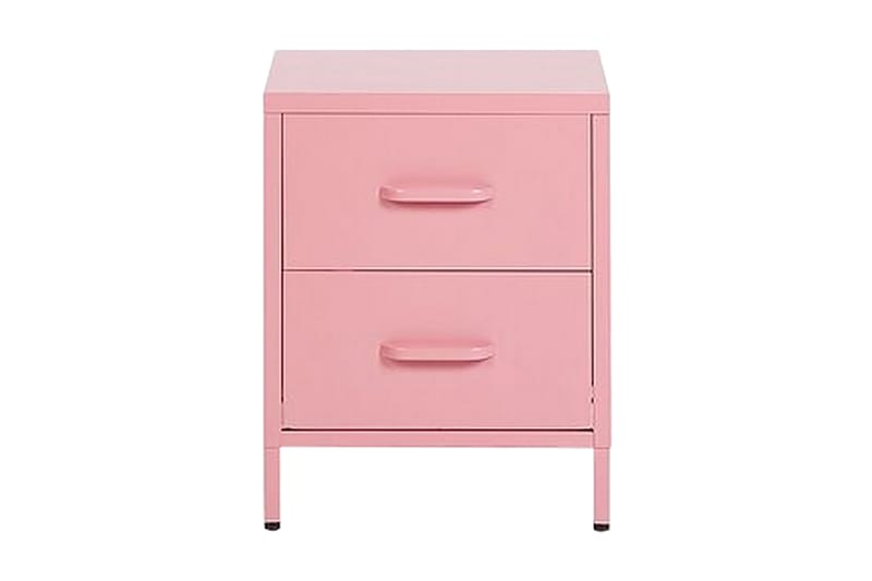 Malavin Sängbord 43 cm - Stål/Rosa - Möbler - Bord & matgrupper - Avlastningsbord - Sängbord & nattduksbord