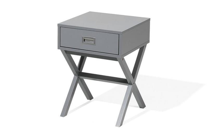 Mondejar Sängbord 40 cm med Förvaring Låda - Grå - Sängbord & nattduksbord