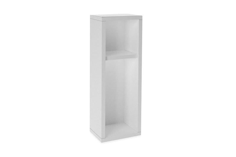 Myrvallen Sängbord 15 cm med Förvaring 2 Hyllor - Vit - Möbler - Bord & matgrupper - Avlastningsbord - Sängbord & nattduksbord