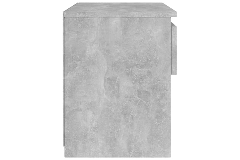 Nattduksbord 2 st betonggrå 40x30x39 cm spånskiva - Grå - Möbler - Bord & matgrupper - Avlastningsbord - Sängbord & nattduksbord