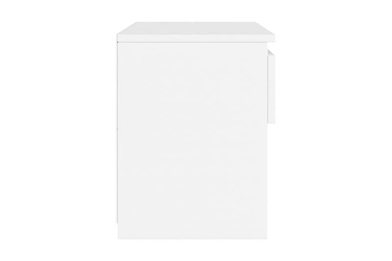Nattduksbord 2 st vit 40x30x39 cm spånskiva - Vit - Möbler - Bord & matgrupper - Avlastningsbord - Sängbord & nattduksbord