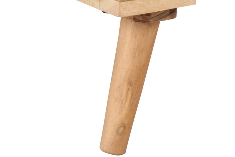 Nattduksbord 40x30x50 cm massivt acaciaträ - Grå - Möbler - Bord & matgrupper - Avlastningsbord - Sängbord & nattduksbord