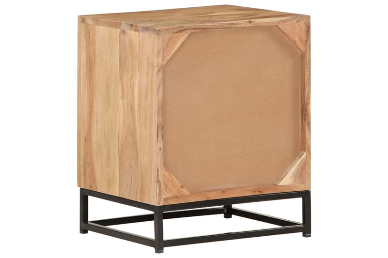 Nattduksbord 40x30x50 cm massivt akaciaträ - Brun - Sängbord & nattduksbord