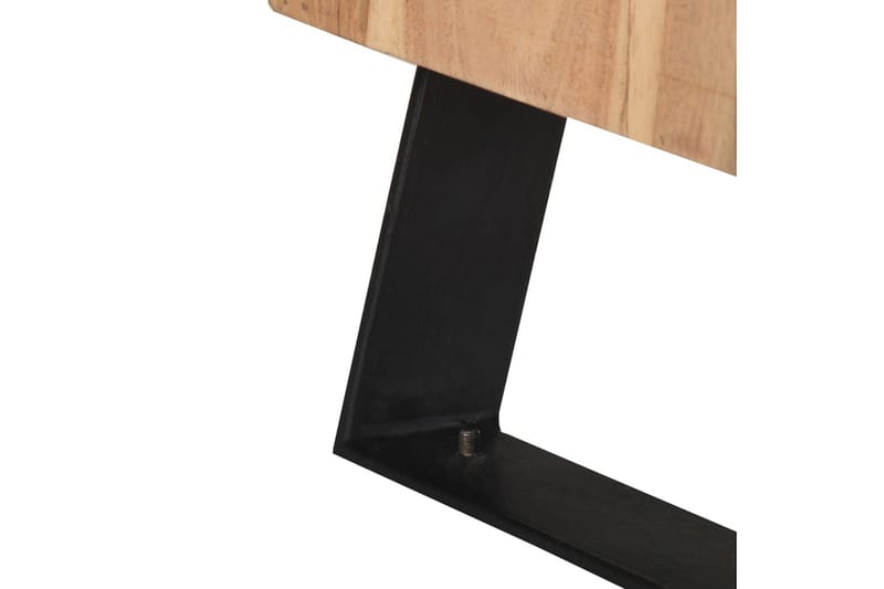 Nattduksbord 40x30x50 cm massivt akaciaträ med levande kant - Brun - Möbler - Bord & matgrupper - Avlastningsbord - Sängbord & nattduksbord