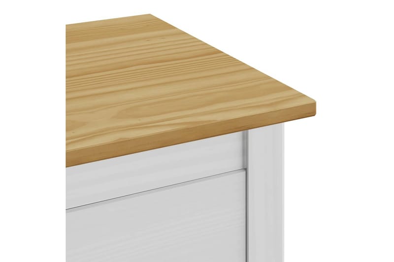 Nattduksbord Hill Range 2 st vit 46x35x49,5 cm massiv furu - Vit - Möbler - Bord & matgrupper - Avlastningsbord - Sängbord & nattduksbord