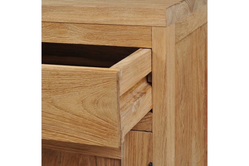 Nattduksbord i massiv teak 40x30x50 cm - Brun - Möbler - Bord & matgrupper - Avlastningsbord - Sängbord & nattduksbord