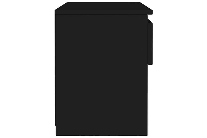 Nattduksbord svart 40x30x39 cm spånskiva - Svart - Möbler - Bord & matgrupper - Avlastningsbord - Sängbord & nattduksbord