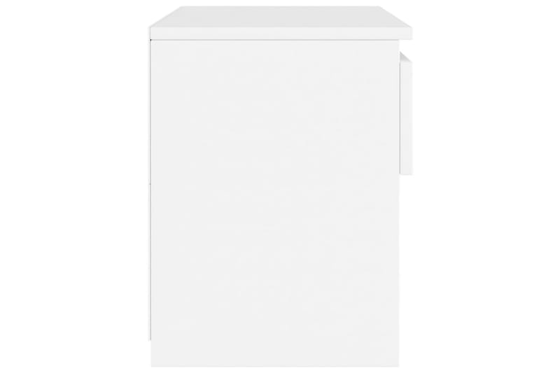 Nattduksbord vit 40x30x39 cm spånskiva - Vit - Möbler - Bord & matgrupper - Avlastningsbord - Sängbord & nattduksbord