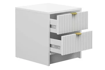 Novaj Sängbord 35 cm - Vit - Möbler - Bord & matgrupper - Avlastningsbord - Sängbord & nattduksbord