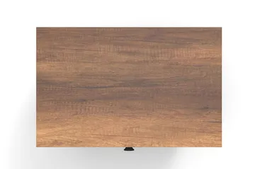 Numandro Sängbord 80 cm - Teak/Antracit - Möbler - Bord & matgrupper - Avlastningsbord - Sängbord & nattduksbord