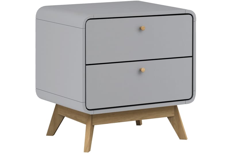 Olivet Sängbord 51 cm - Grå - Möbler - Bord & matgrupper - Avlastningsbord - Sängbord & nattduksbord