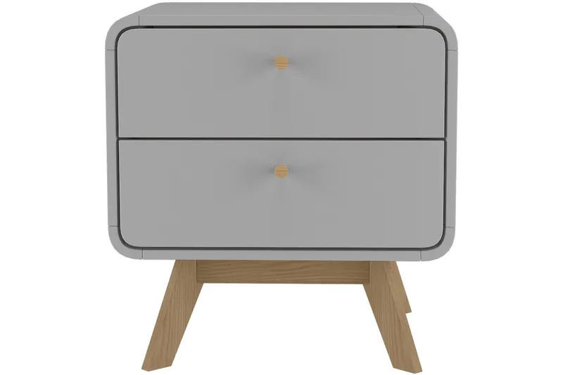 Olivet Sängbord 51 cm - Grå - Möbler - Bord & matgrupper - Avlastningsbord - Sängbord & nattduksbord