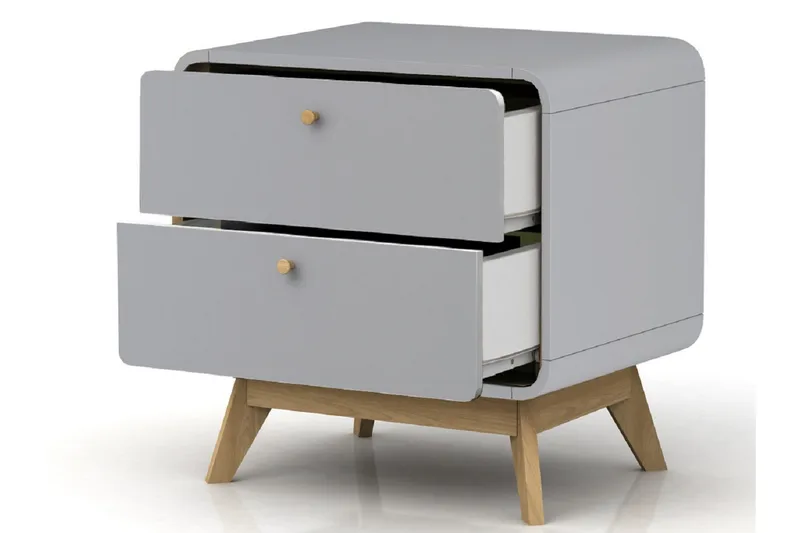 Olivet Sängbord 51 cm - Grå - Möbler - Bord & matgrupper - Avlastningsbord - Sängbord & nattduksbord