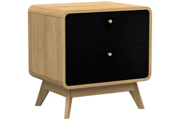Olivet Sängbord 51 cm - Natur/Svart - Möbler - Bord & matgrupper - Avlastningsbord - Sängbord & nattduksbord