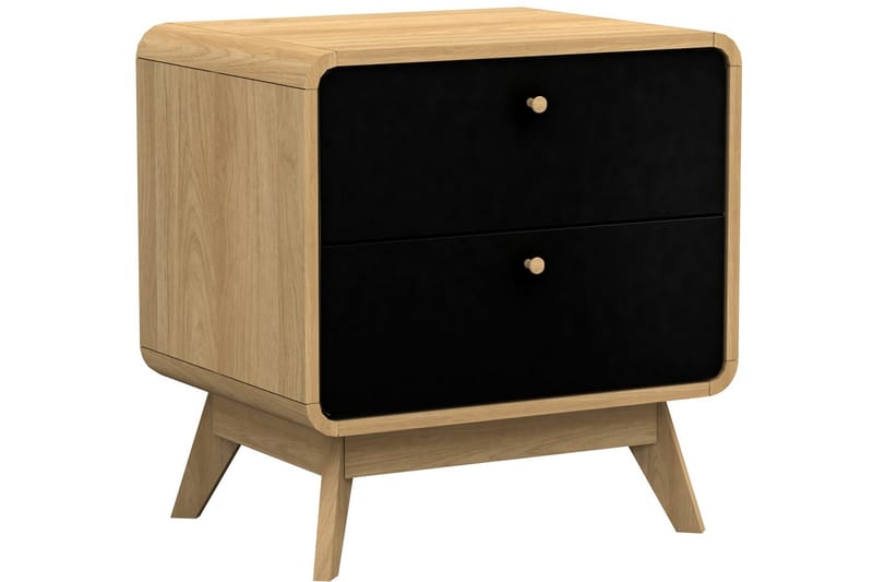 Olivet Sängbord 51 cm - Natur/Svart - Möbler - Bord & matgrupper - Avlastningsbord - Sängbord & nattduksbord