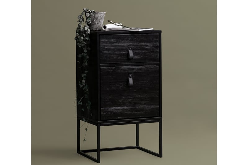 Ottoline Sängbord 40 cm - Svart - Möbler - Bord & matgrupper - Avlastningsbord - Sängbord & nattduksbord