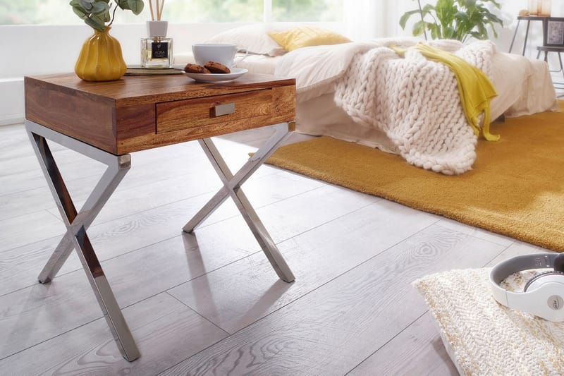 Pakefield Sängbord 45 cm - Trä/natur - Möbler - Bord & matgrupper - Avlastningsbord - Sängbord & nattduksbord