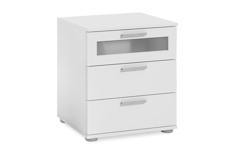 Polyxo Sängbord 45 cm med Förvaring 3 Lådor - Extra Vit - Möbler - Bord & matgrupper - Avlastningsbord - Sängbord & nattduksbord