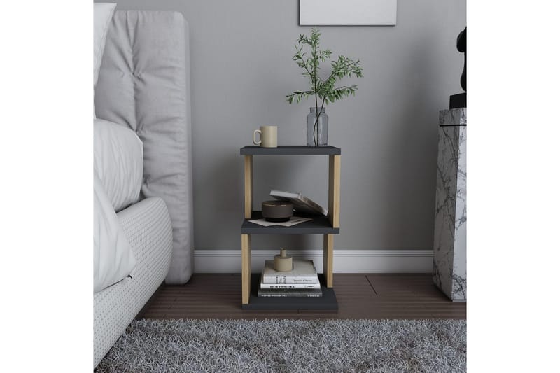 Rinorea Sängbord 29,6x49,4 cm - Antracit - Möbler - Bord & matgrupper - Avlastningsbord - Sängbord & nattduksbord