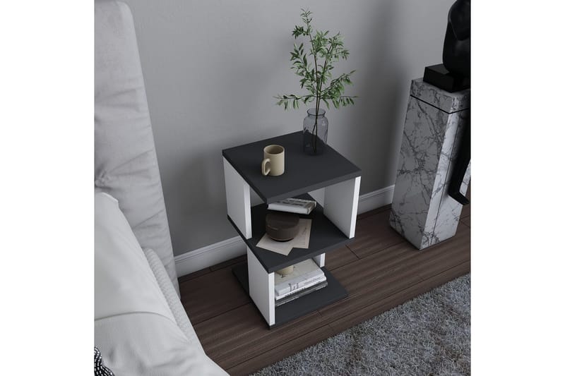 Rinorea Sängbord 29,6x49,4 cm - Antracit - Möbler - Bord & matgrupper - Avlastningsbord - Sängbord & nattduksbord