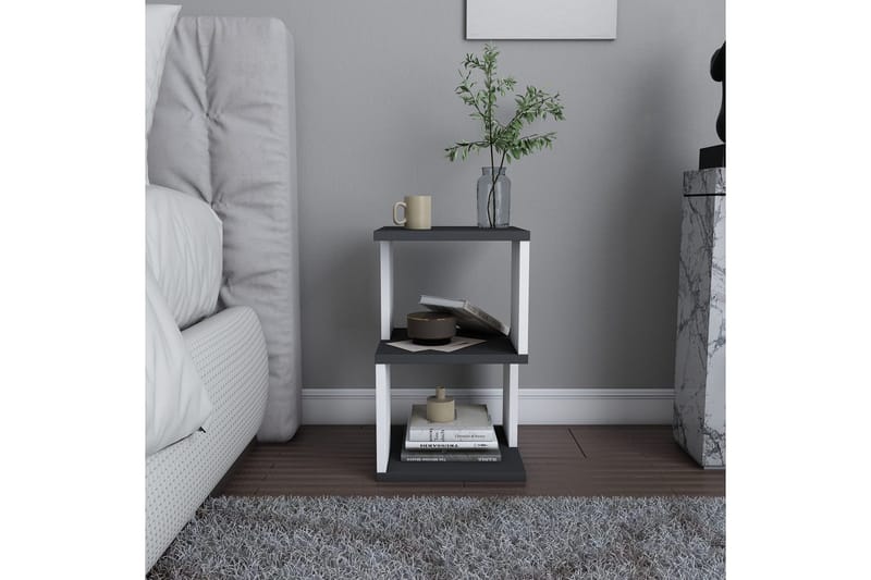 Rinorea Sängbord 29,6x49,4 cm - Antracit - Möbler - Bord & matgrupper - Avlastningsbord - Sängbord & nattduksbord