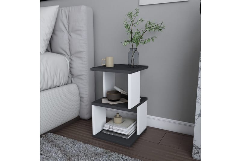 Rinorea Sängbord 29,6x49,4 cm - Antracit - Möbler - Bord & matgrupper - Avlastningsbord - Sängbord & nattduksbord