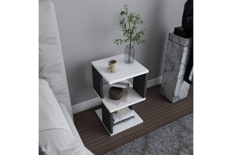 Rinorea Sängbord 29,6x49,4 cm - Vit - Möbler - Bord & matgrupper - Avlastningsbord - Sängbord & nattduksbord