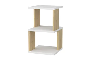 Rinorea Sängbord 29,6x49,4 cm - Vit - Möbler - Bord & matgrupper - Avlastningsbord - Sängbord & nattduksbord