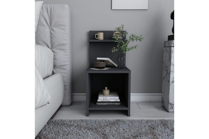 Rinorea Sängbord 35,6x72 cm - Antracit - Möbler - Bord & matgrupper - Avlastningsbord - Sängbord & nattduksbord
