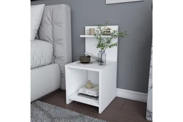 Rinorea Sängbord 35,6x72 cm - Vit - Möbler - Bord & matgrupper - Avlastningsbord - Sängbord & nattduksbord
