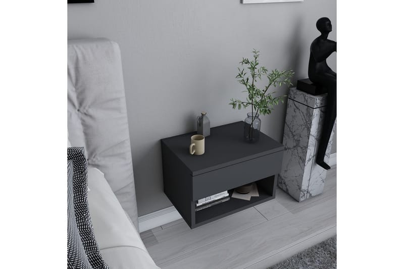 Rinorea Sängbord 44,6x31,9 cm - Antracit - Sängbord & nattduksbord