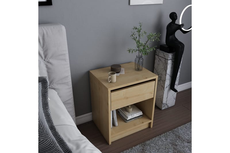 Rinorea Sängbord 44,6x52,8 cm - Brun - Möbler - Bord & matgrupper - Avlastningsbord - Sängbord & nattduksbord