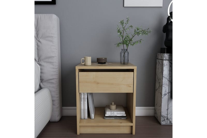Rinorea Sängbord 44,6x52,8 cm - Brun - Möbler - Bord & matgrupper - Avlastningsbord - Sängbord & nattduksbord