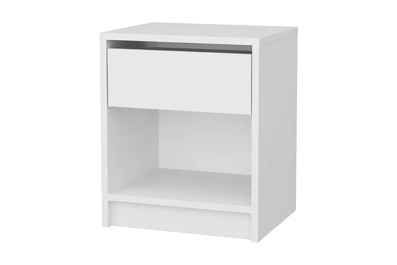 Rinorea Sängbord 44,6x52,8 cm - Vit - Möbler - Bord & matgrupper - Avlastningsbord - Sängbord & nattduksbord