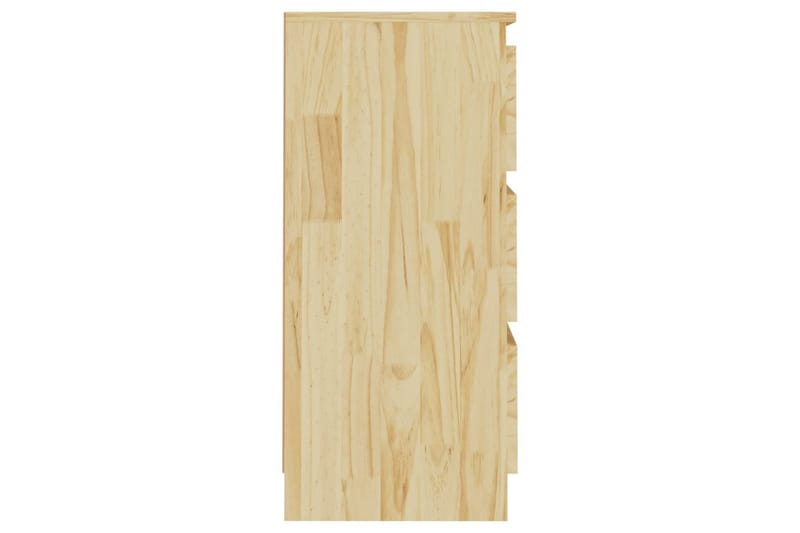 Sängbord 2 st 40x29,5x64 cm massiv furu - Brun - Möbler - Bord & matgrupper - Avlastningsbord - Sängbord & nattduksbord