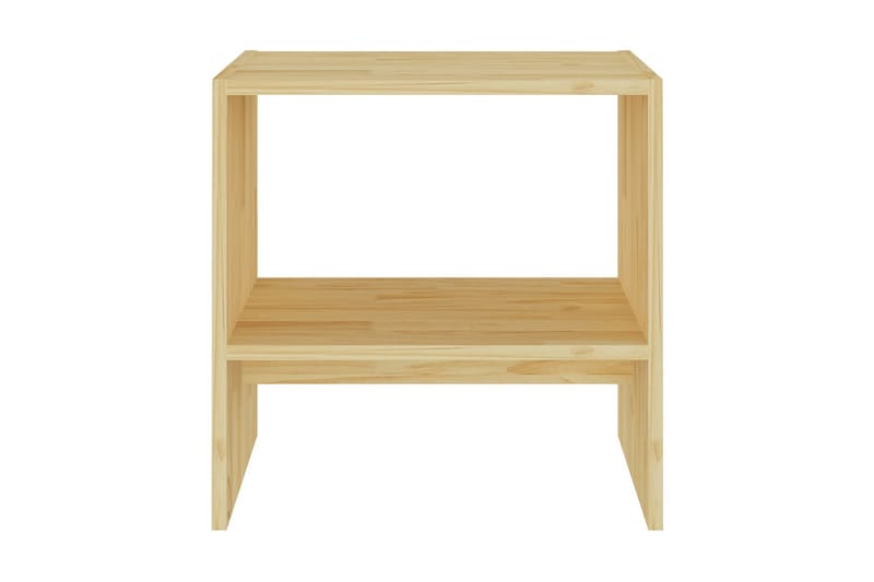Sängbord 2 st 40x30,5x40 cm massiv furu - Brun - Möbler - Bord & matgrupper - Avlastningsbord - Sängbord & nattduksbord