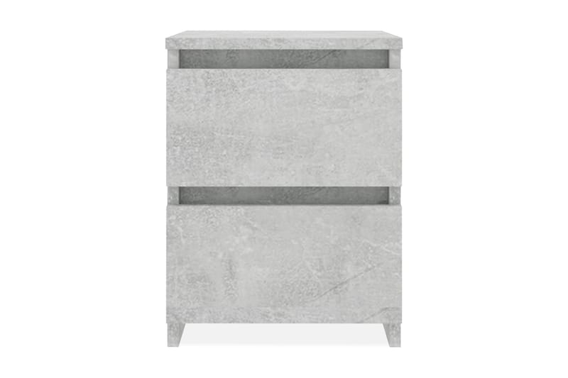 Sängbord 2 st betonggrå 30x30x40 cm spånskiva - Grå - Möbler - Bord & matgrupper - Avlastningsbord - Sängbord & nattduksbord
