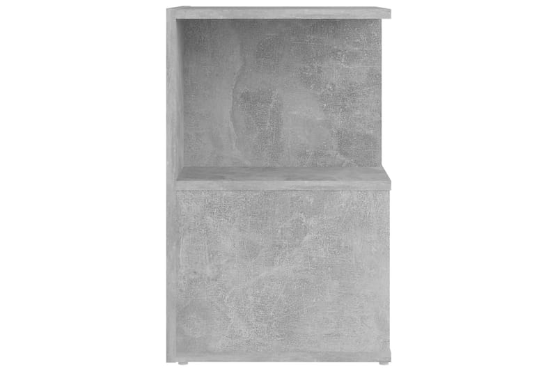 Sängbord 2 st Betonggrå 35x35x55 cm spånskiva - Grå - Möbler - Bord & matgrupper - Avlastningsbord - Sängbord & nattduksbord