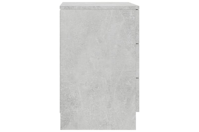 Sängbord 2 st betonggrå 38x35x56 cm spånskiva - Grå - Möbler - Bord & matgrupper - Avlastningsbord - Sängbord & nattduksbord