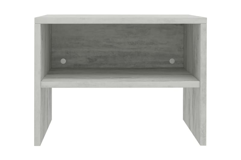 Sängbord 2 st betonggrå 40x30x30 cm spånskiva - Grå - Möbler - Bord & matgrupper - Avlastningsbord - Sängbord & nattduksbord
