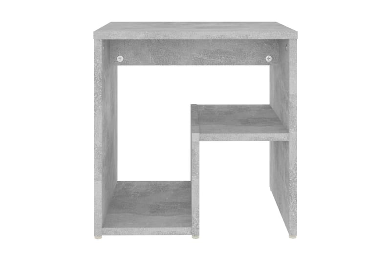 Sängbord 2 st betonggrå 40x30x40 cm spånskiva - Grå - Möbler - Bord & matgrupper - Avlastningsbord - Sängbord & nattduksbord