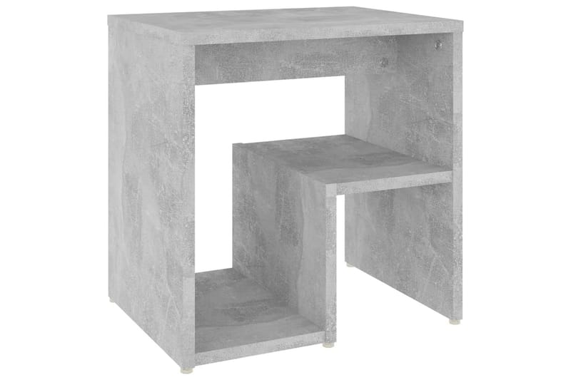 Sängbord 2 st betonggrå 40x30x40 cm spånskiva - Grå - Möbler - Bord & matgrupper - Avlastningsbord - Sängbord & nattduksbord